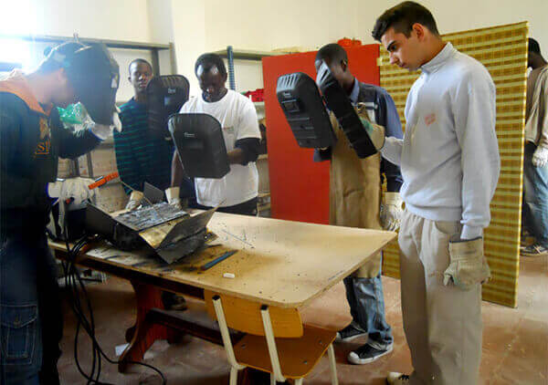 Aprendiendo a soldar